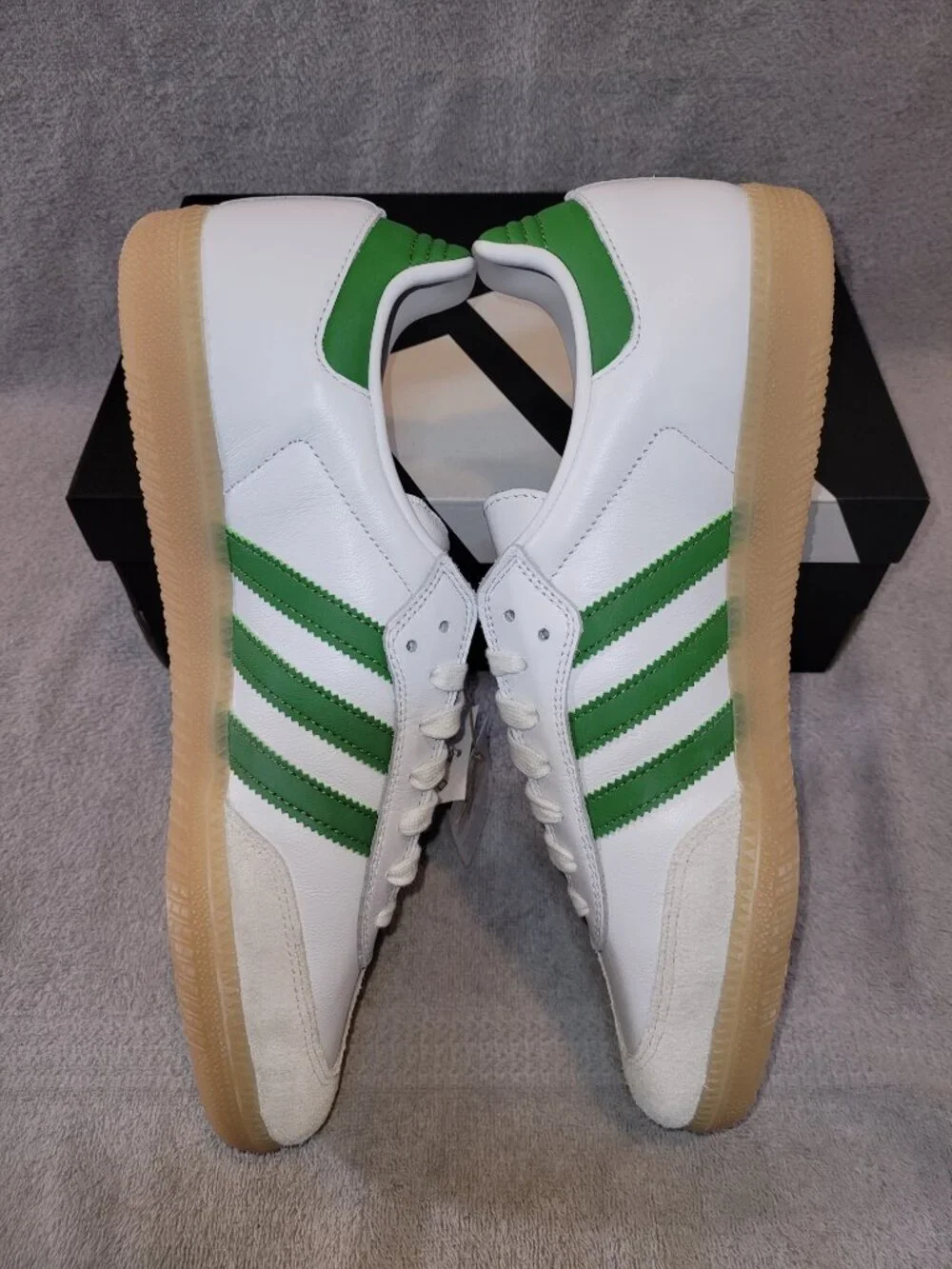 Adidas Samba ADV Sneakers NEW White / Crew Green / Tan Sneakers Men's Size 12